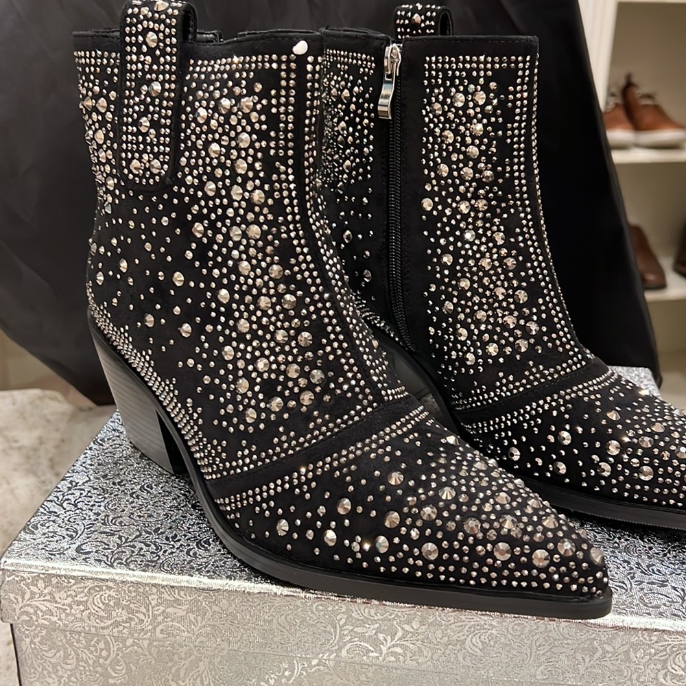 Rhinestone Boots